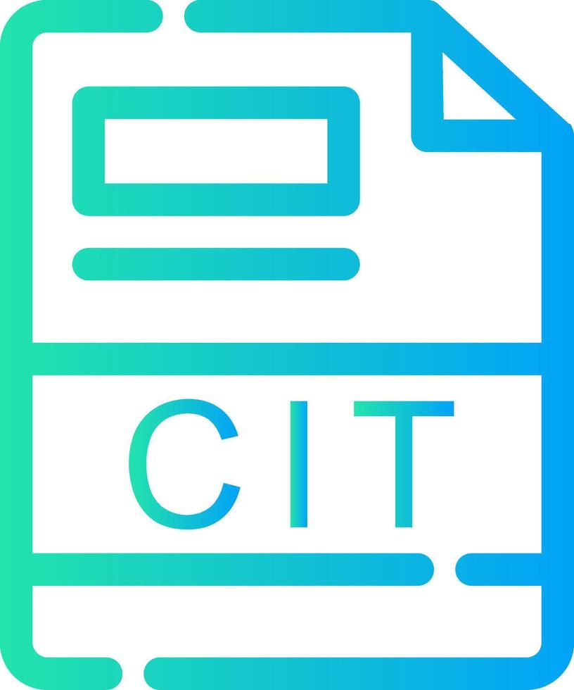 cit creatief icoon ontwerp vector