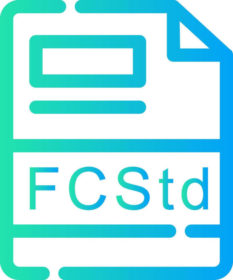 fcstd creatief icoon ontwerp vector