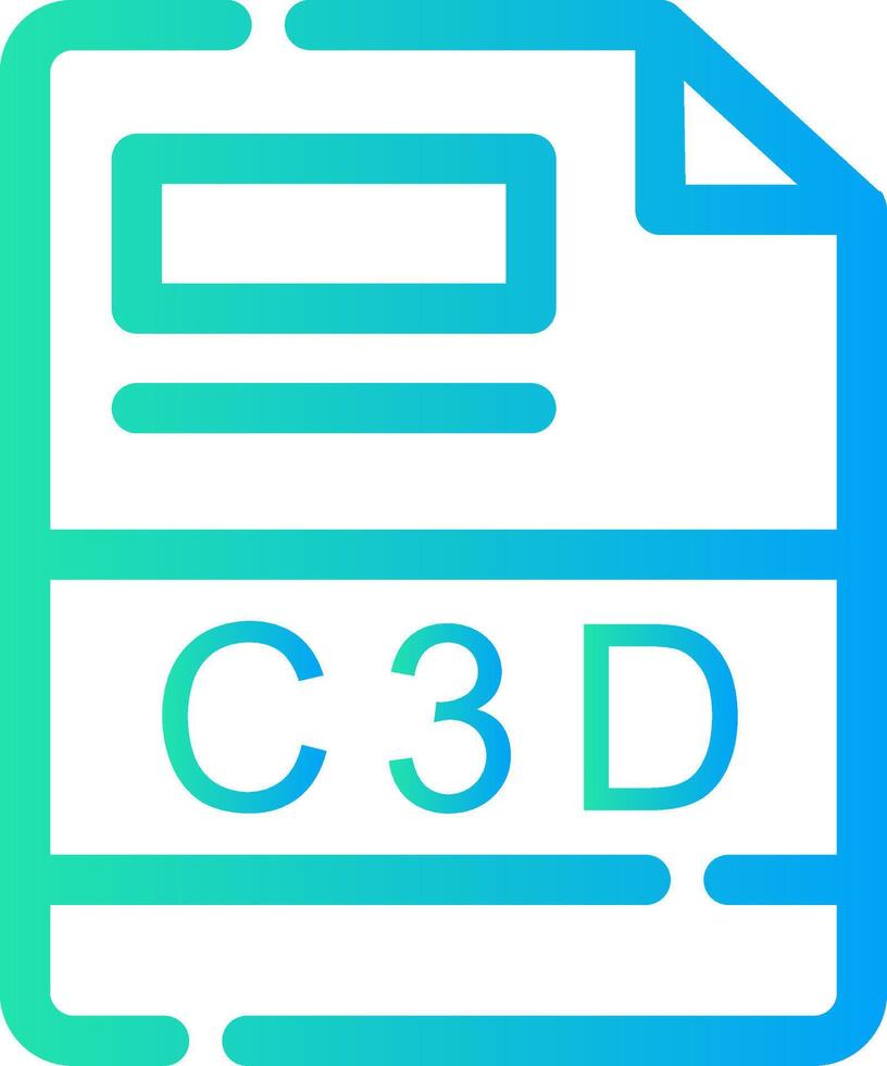 c3d creatief icoon ontwerp vector