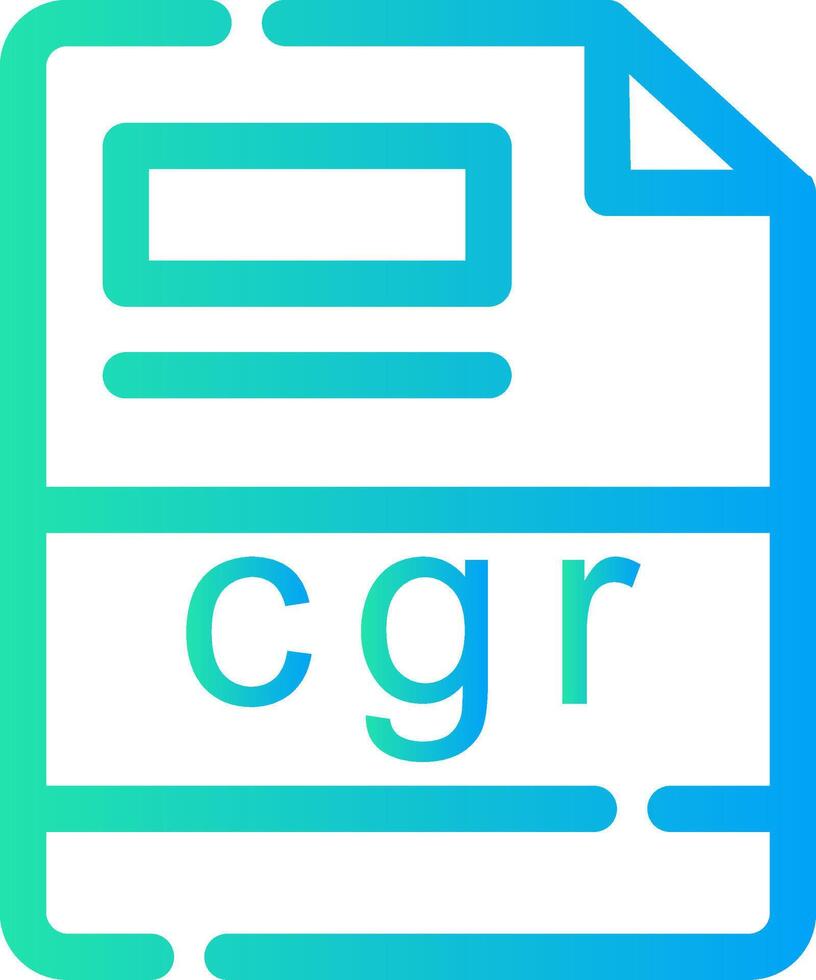 cgr creatief icoon ontwerp vector