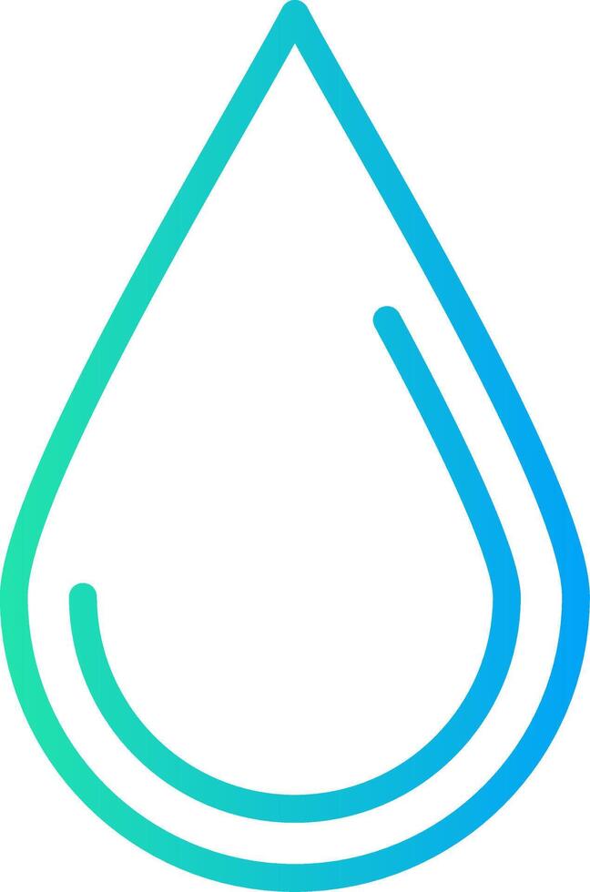 water laten vallen creatief icoon ontwerp vector