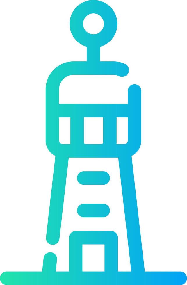 vuurtoren creatief icoon ontwerp vector