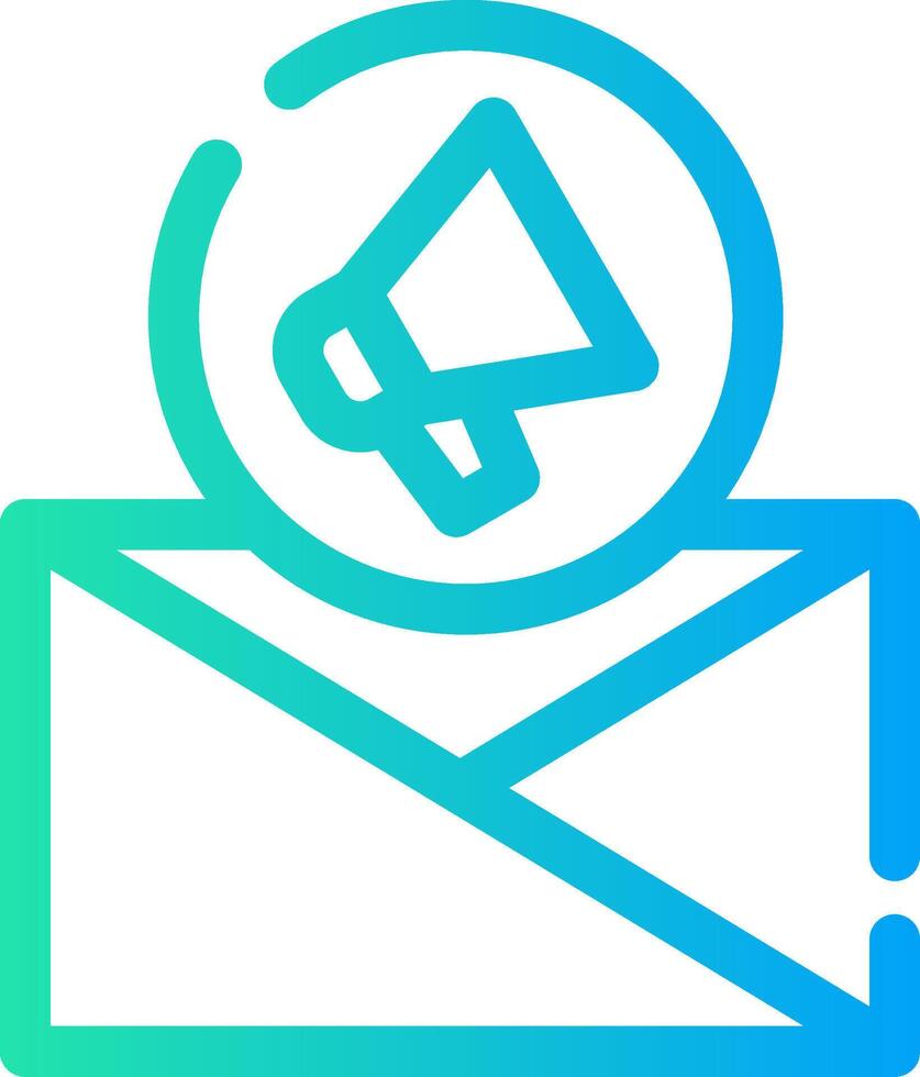 e-mail afzet creatief icoon ontwerp vector
