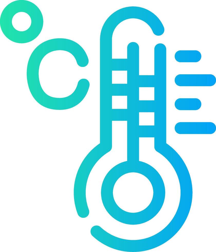 Celsius creatief icoon ontwerp vector