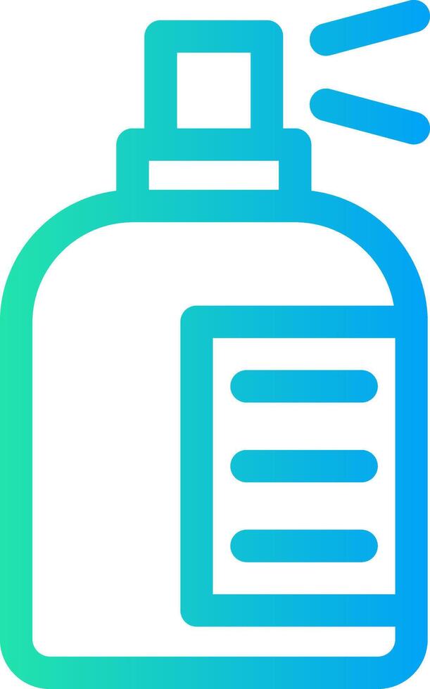 verstuiven fles creatief icoon ontwerp vector