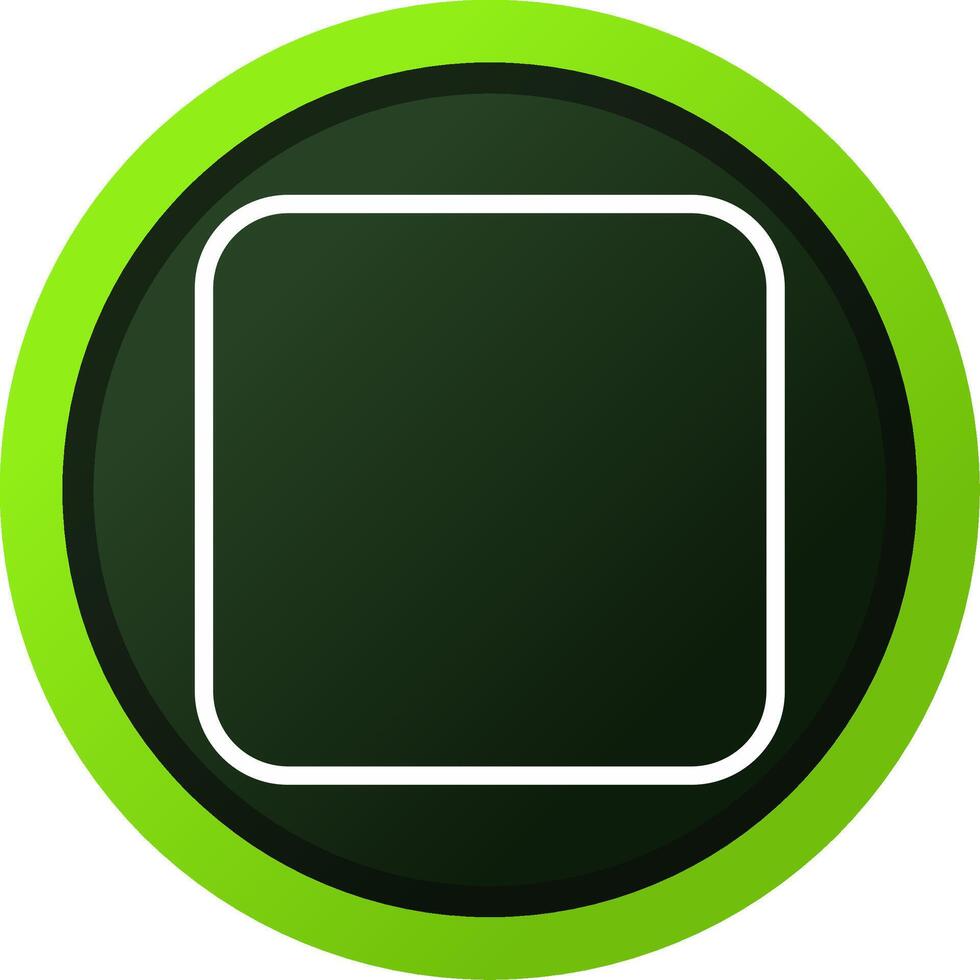 lijn groen helling cirkel ontwerp vector