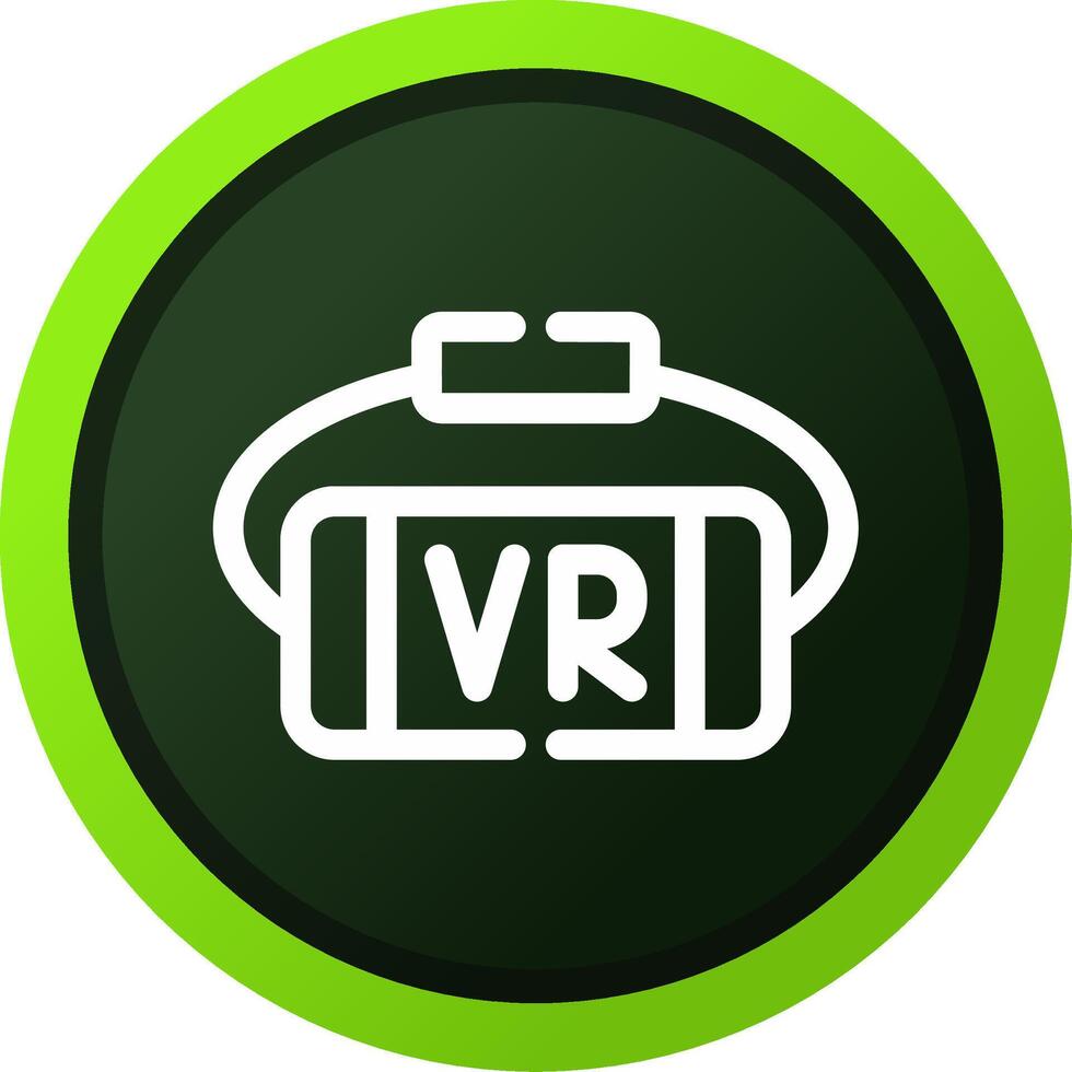 vr bril creatief icoon ontwerp vector