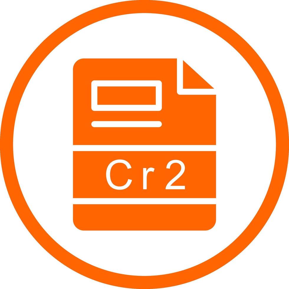 cr2 creatief icoon ontwerp vector