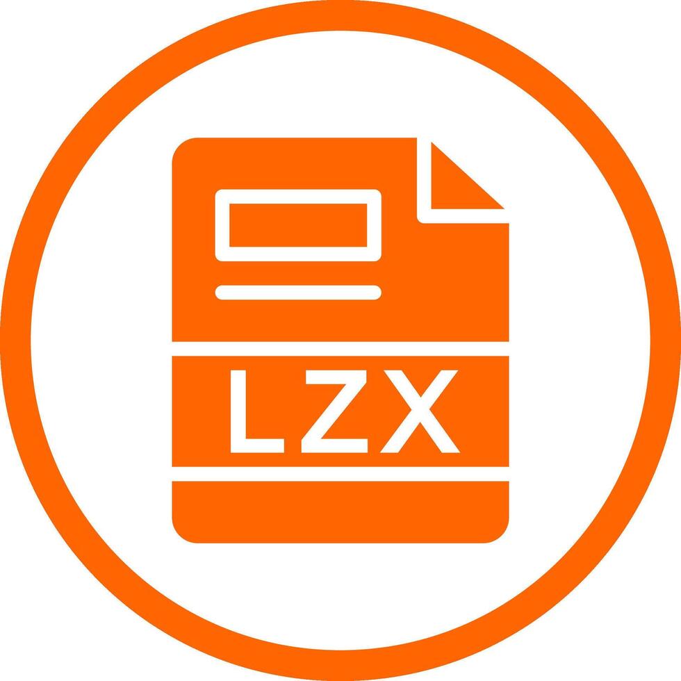 lzx creatief icoon ontwerp vector