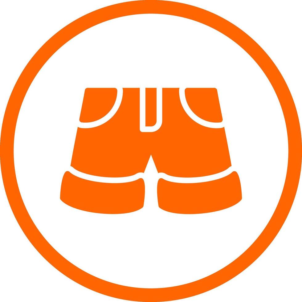 shorts creatief icoon ontwerp vector