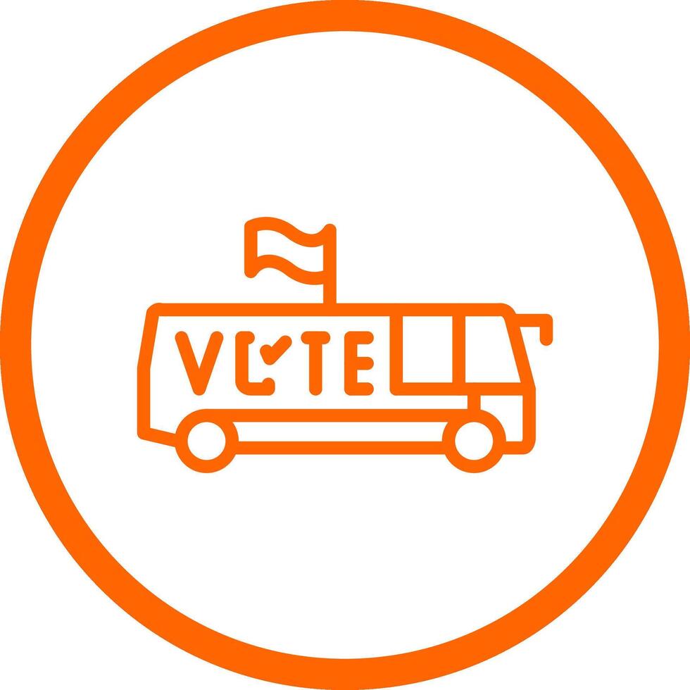 bus creatief icoon ontwerp vector