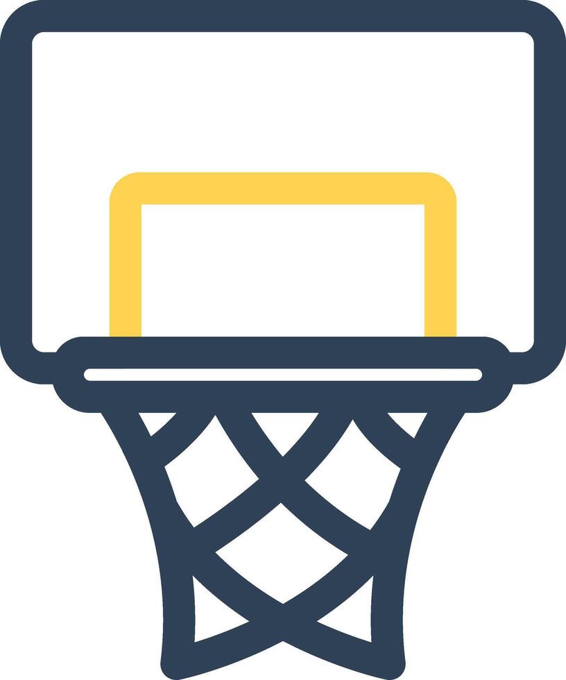 basketbal hoepel creatief icoon ontwerp vector