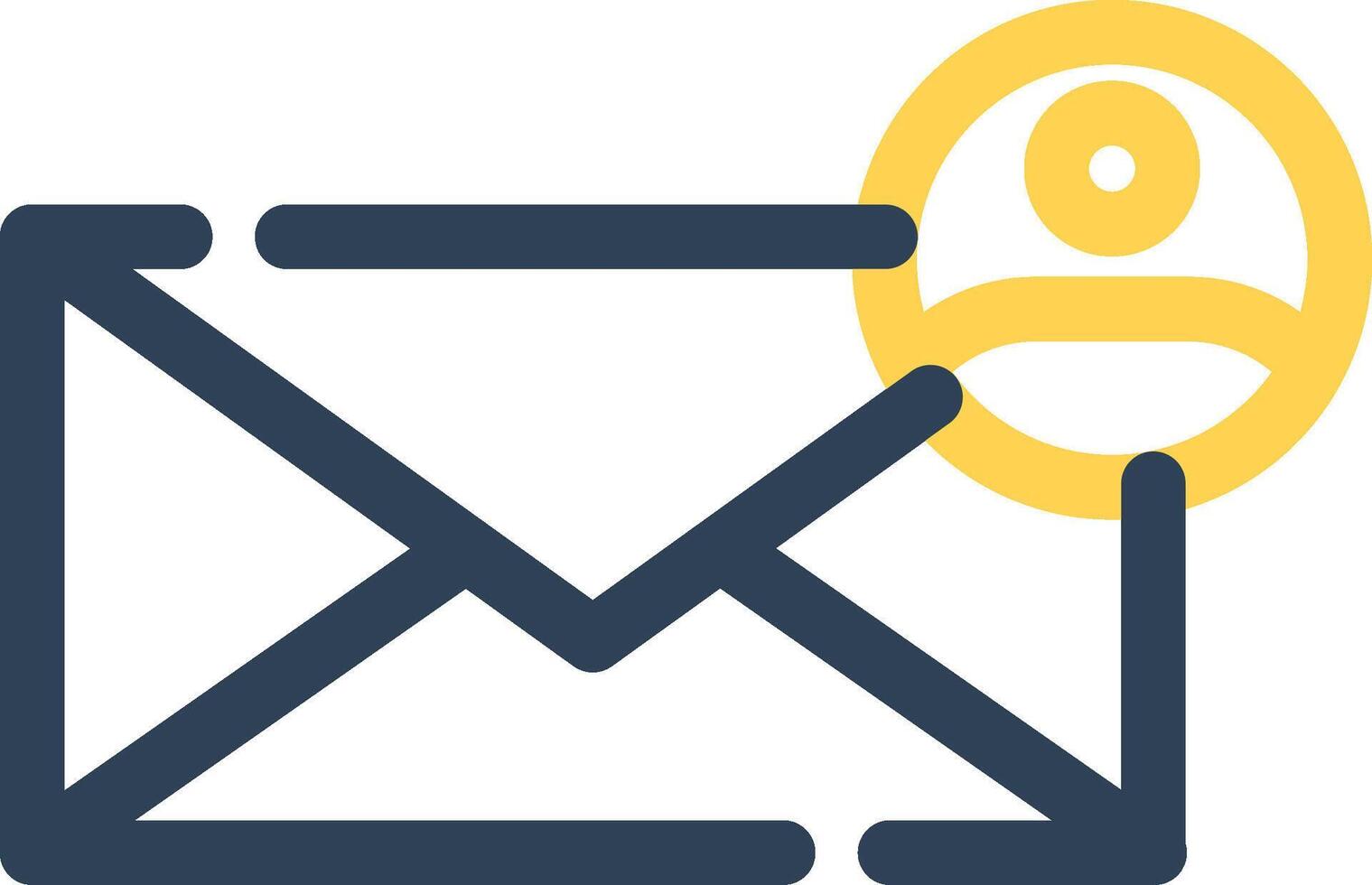 contact e-mail creatief icoon ontwerp vector