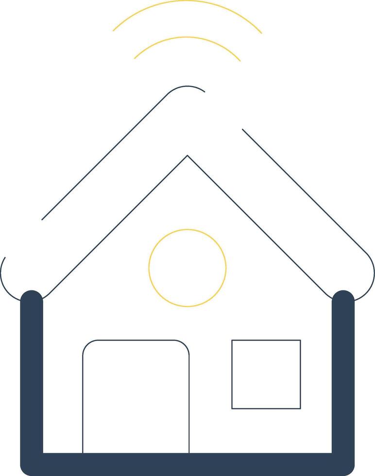 slim huis creatief icoon ontwerp vector