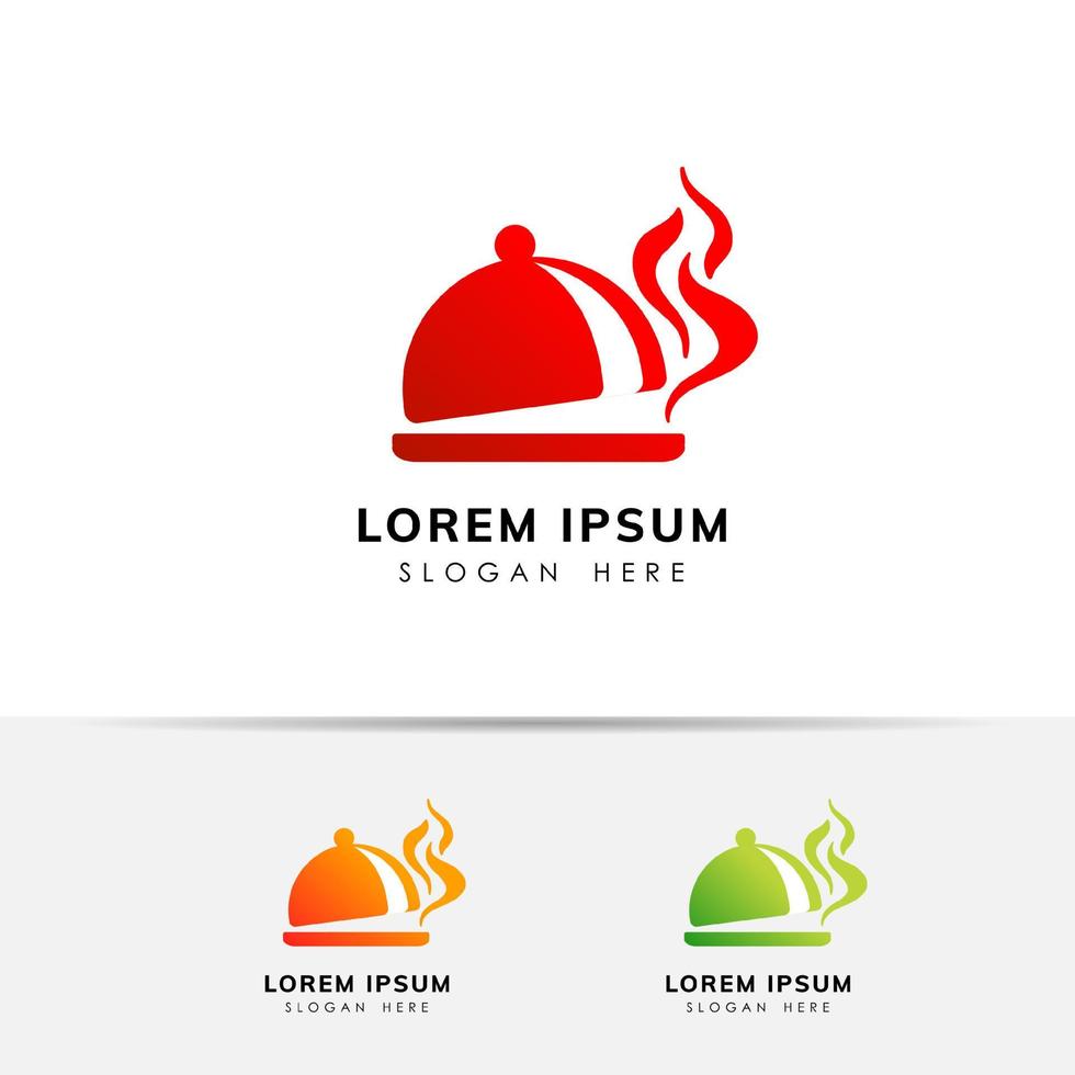 eten serveren pictogram. beweegbare voedsel dekking ontwerp pictogram symbool sjabloon. vector