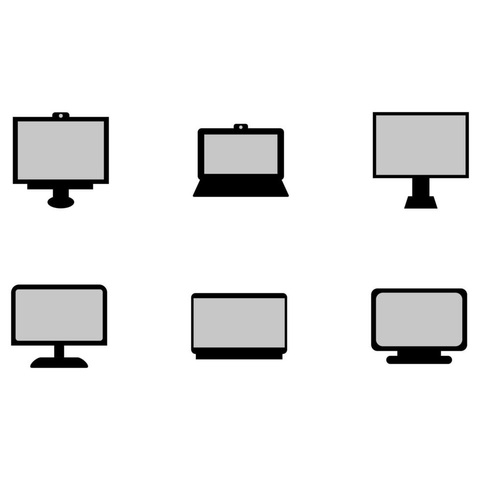 computer icoon set. technologie vector