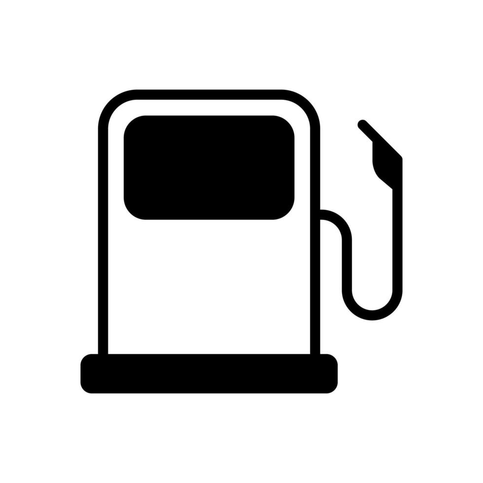 gas- pomp icoon symbool vector sjabloon verzameling