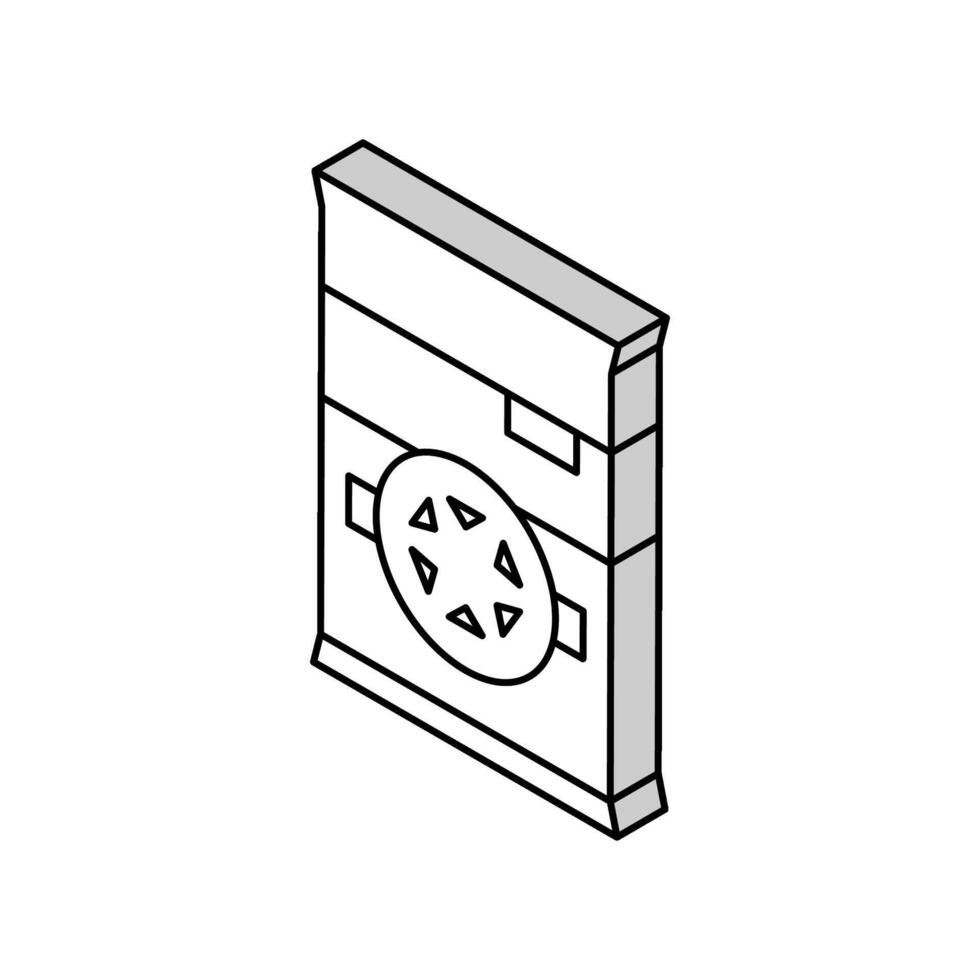 ogenblik verkoudheid samenpersen eerste steun isometrische icoon vector illustratie