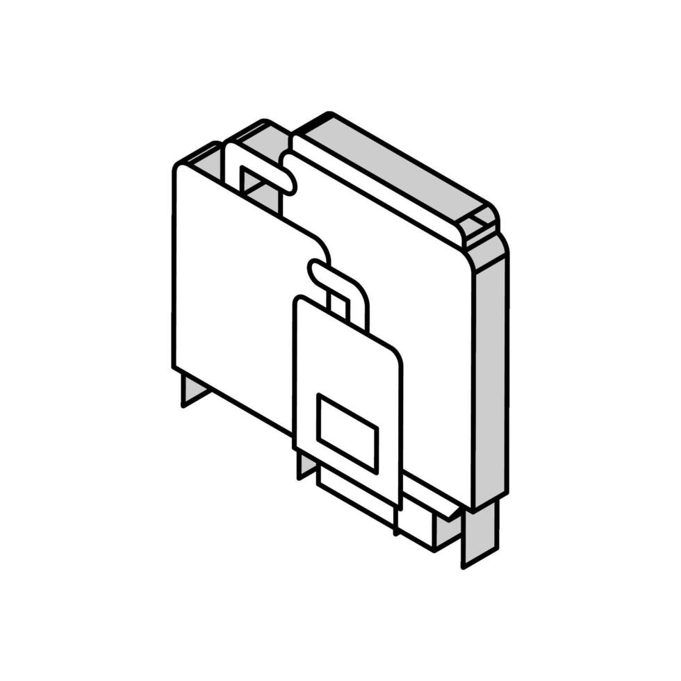 farmaceutisch verdovende middelen fabricage isometrische icoon vector illustratie