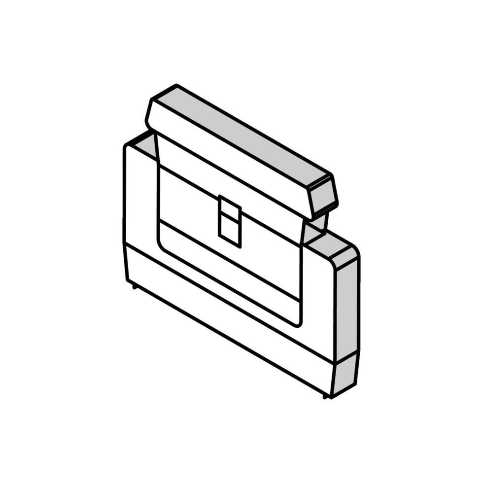 laser snijder gereedschap werk isometrische icoon vector illustratie