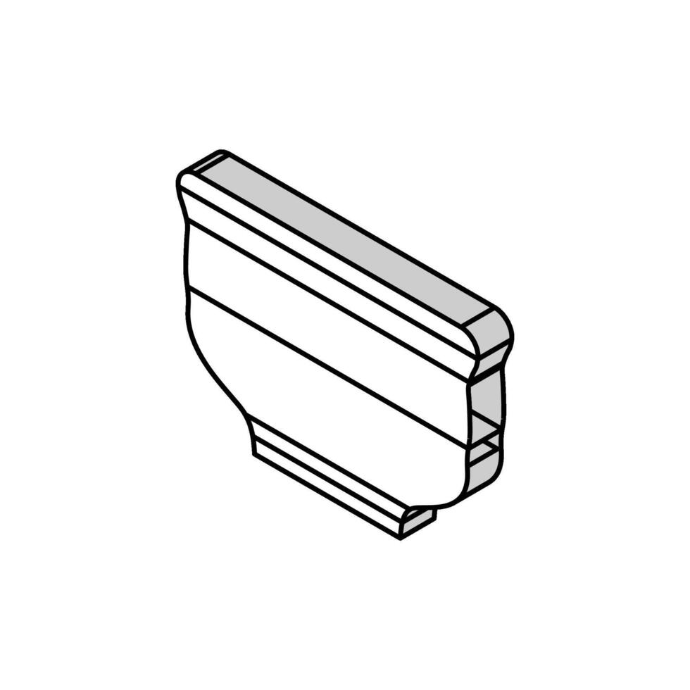 rijstwijn kop Japans voedsel isometrische icoon vector illustratie