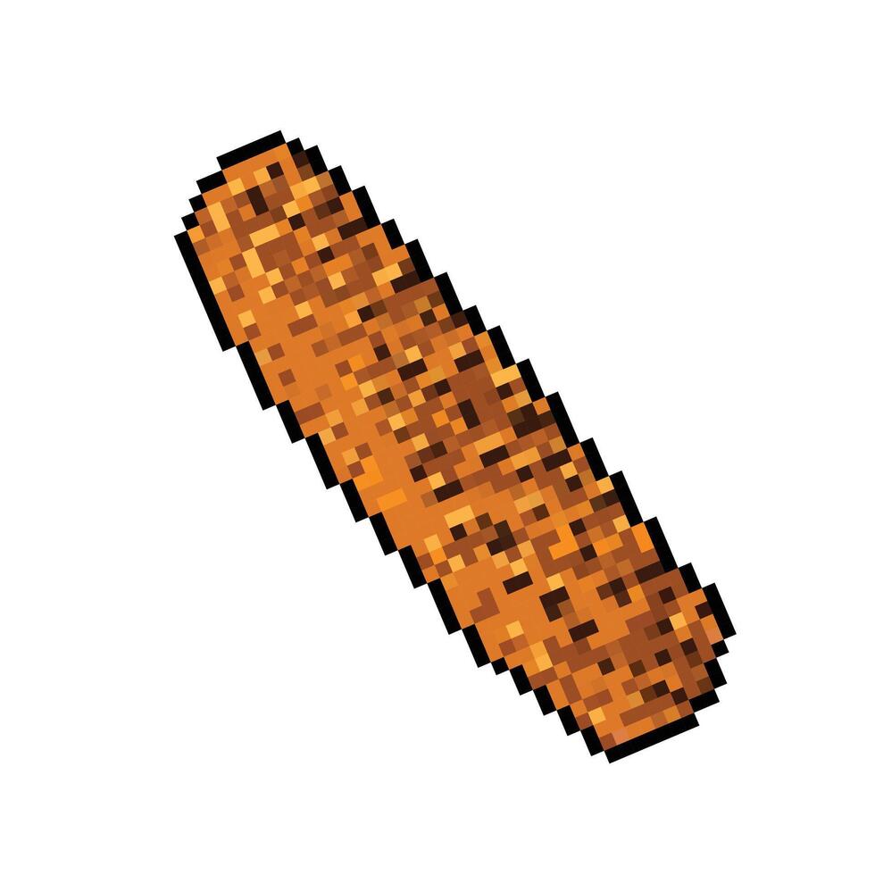 geroosterd maïs of jagung bakar. lekker warm zout voedsel. pixel beetje retro spel gestileerd vector illustratie tekening. gemakkelijk vlak tekenfilm gestileerd voedsel tekening geïsoleerd Aan wit plein achtergrond.