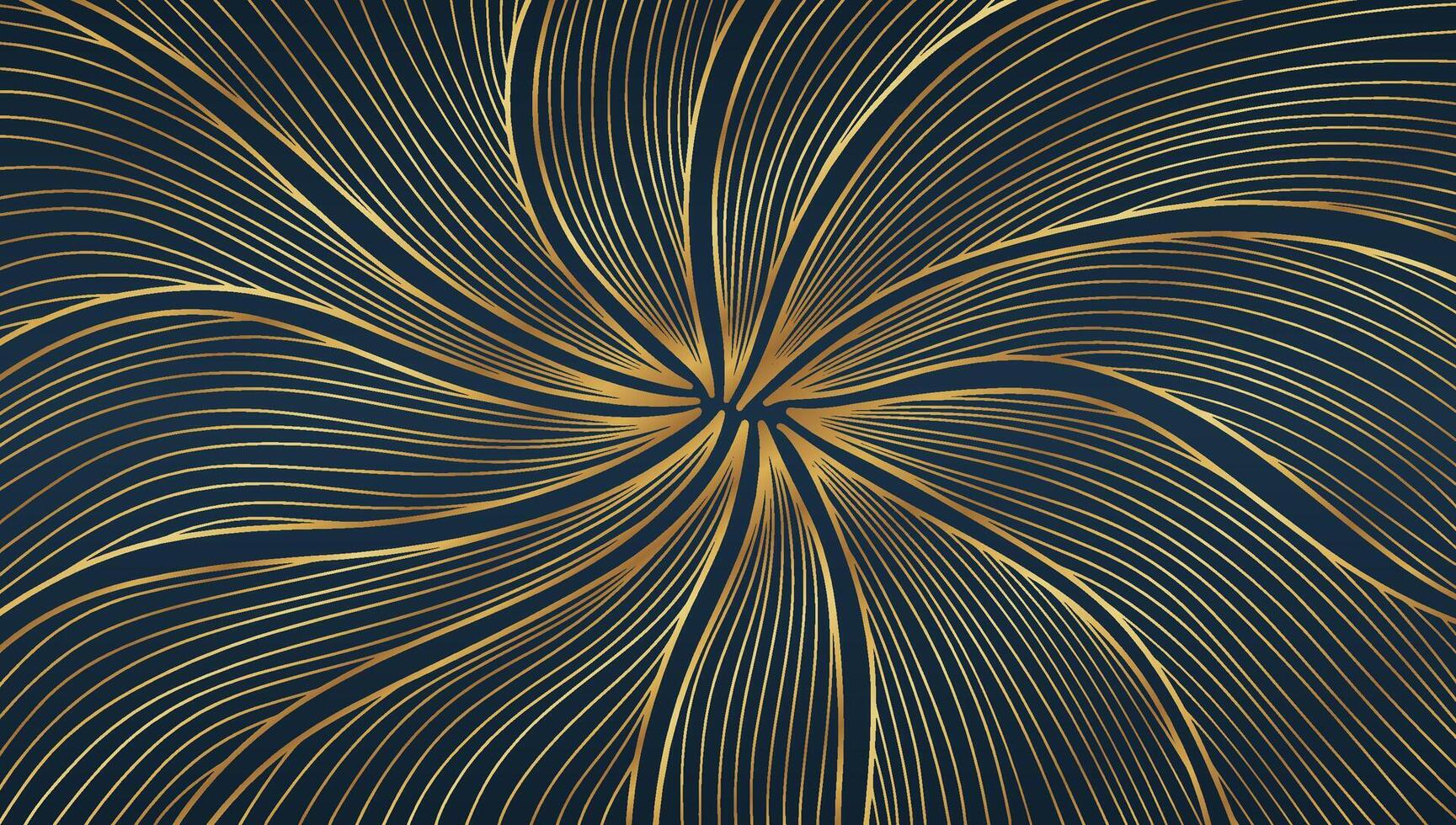 abstract lijn kunst goud achtergrond. luxe gouden achtergrond. vector achtergrond