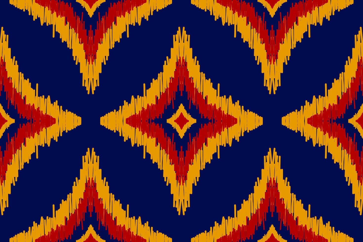 kleding stof mooi ikat patroon kunst. etnisch ikat naadloos patroon in stam. Amerikaans, Mexicaans stijl. vector