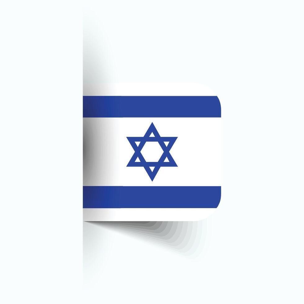 Israël nationaal vlag, Israël nationaal dag, eps10. Israël vlag vector icoon