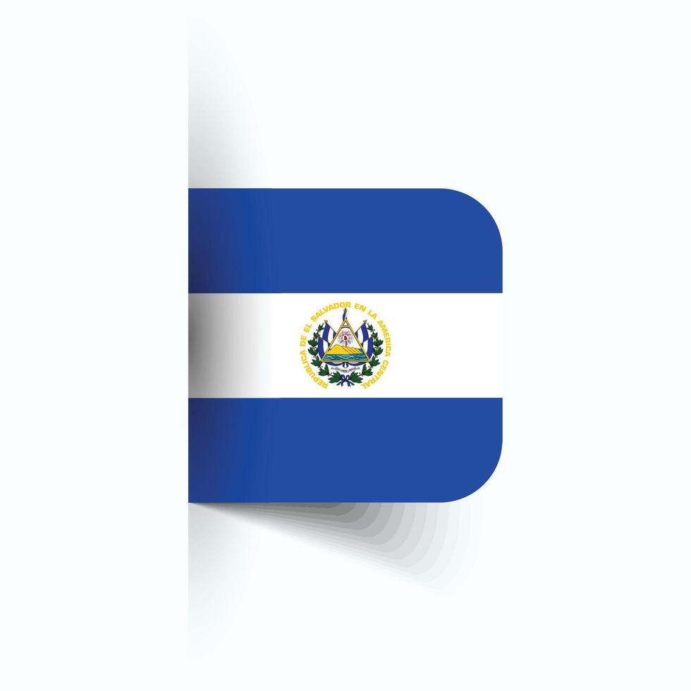 el Salvador nationaal vlag, el Salvador nationaal dag, eps10. el Salvador vlag vector icoon