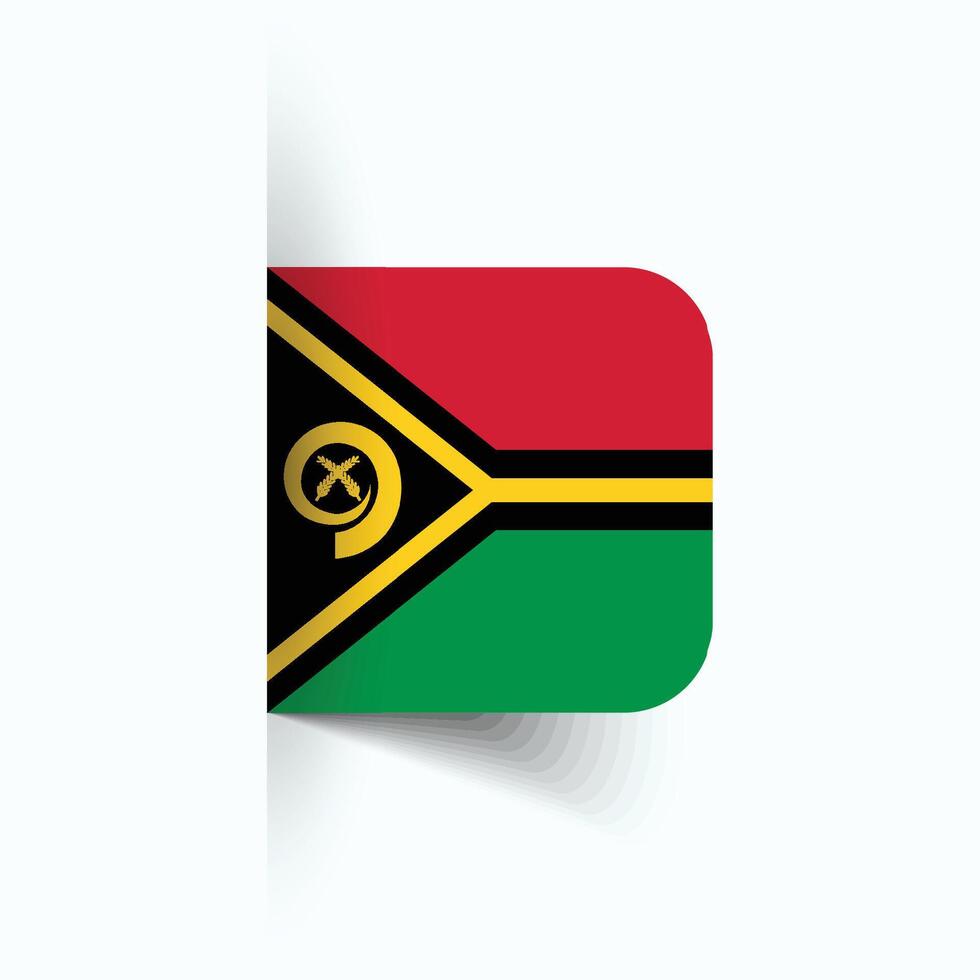 vanuatu nationaal vlag, vanuatu nationaal dag, eps10. vanuatu vlag vector icoon