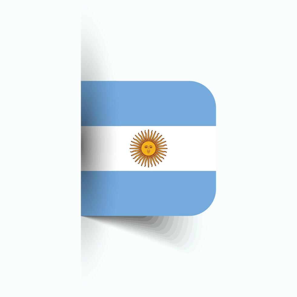 Argentinië nationaal vlag, Argentinië nationaal dag, eps10. Argentinië vlag vector icoon