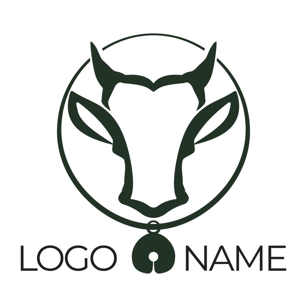 koe logo sjabloon vector pictogram