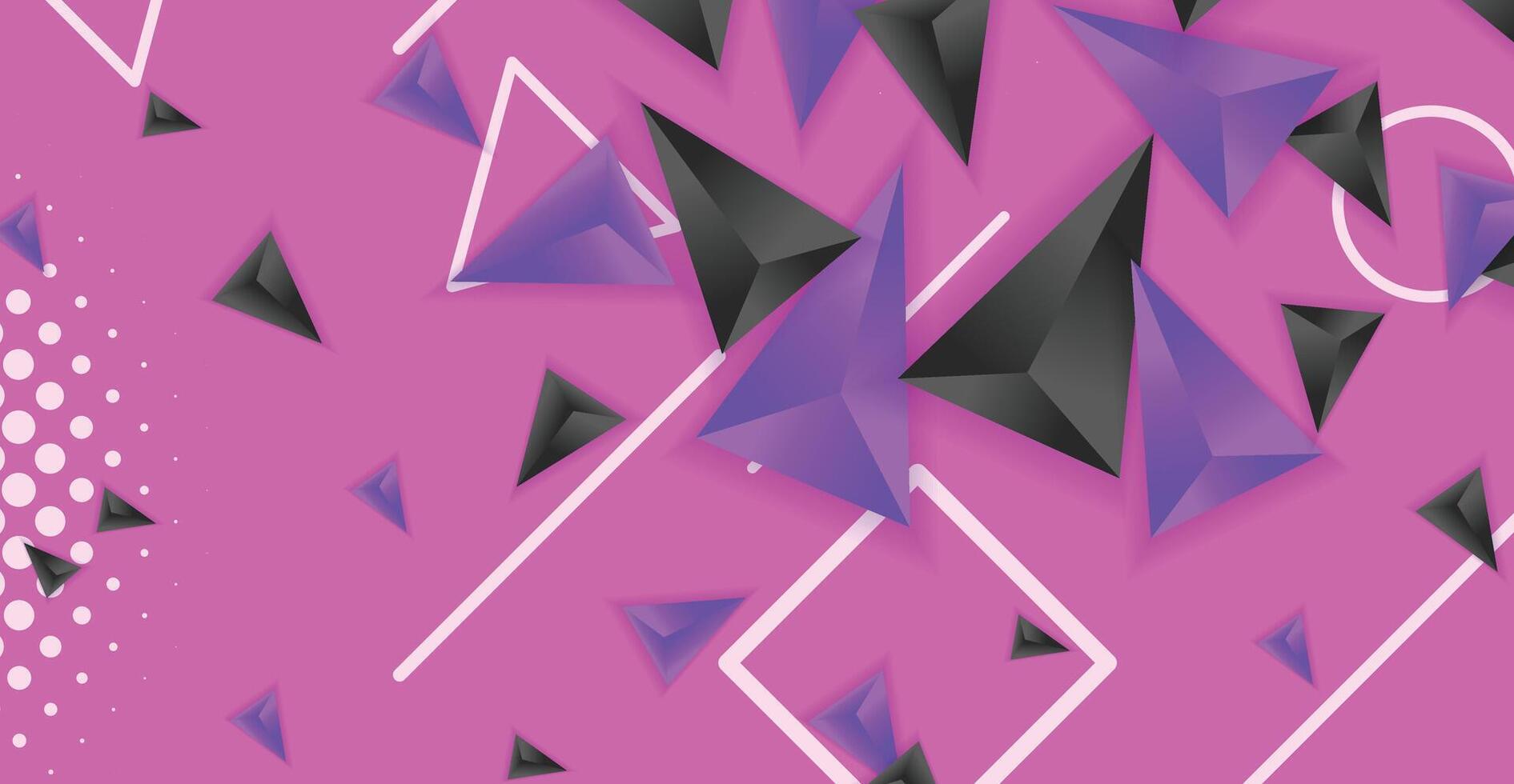 abstract samenstelling van driehoek. minimaal meetkundig achtergrond vector