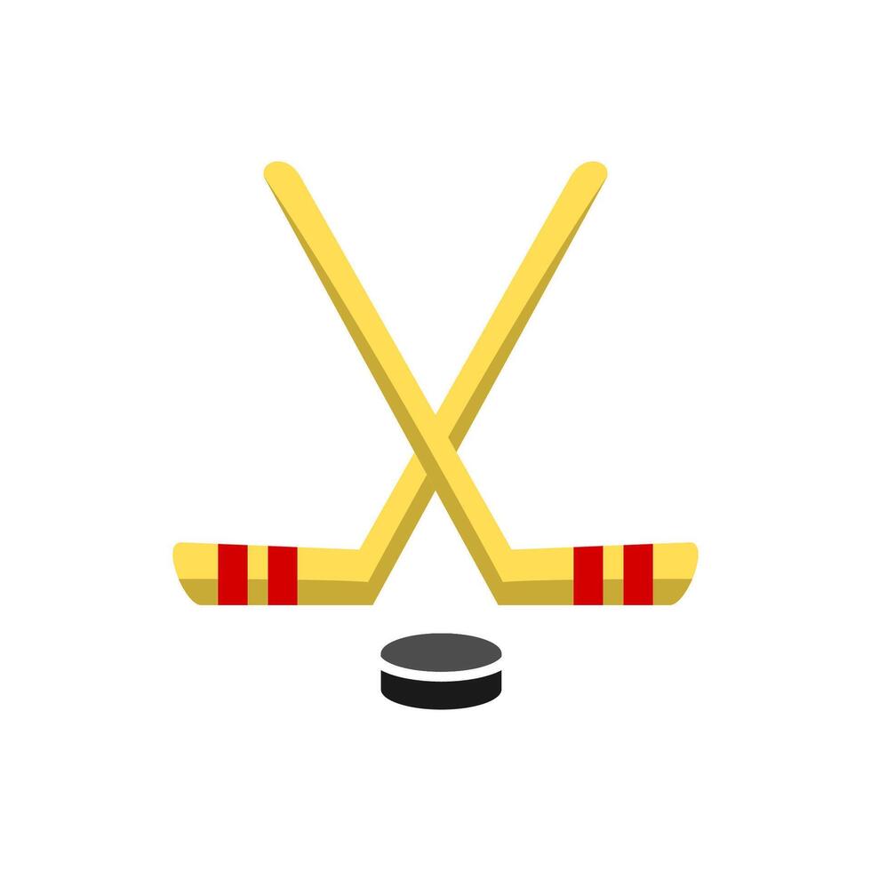 hockey icoon vlak ontwerp gemakkelijk sport vector perfect web en mobiel illustratie
