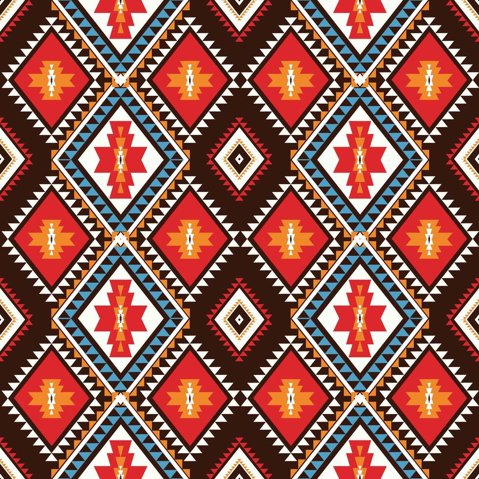 meetkundig etnisch patroon vector. Afrikaanse, Amerikaans, Mexicaans, western aztec motief gestreept en Boheems patroon. ontworpen voor achtergrond, behang, afdrukken, tapijt, inpakken, tegels, batik.vector illustreren. vector