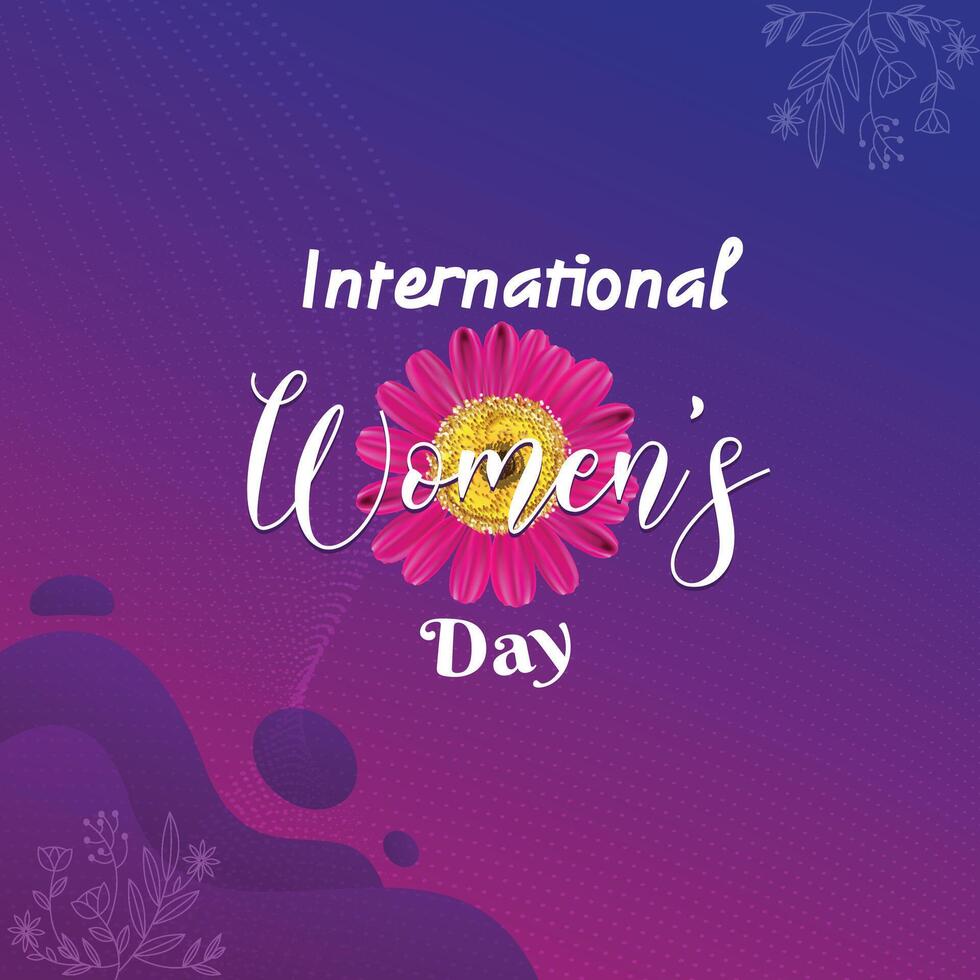 Internationale vrouwen dag concept poster. 2024 vrouwen dag campagne thema inspireren inclusie, vrouwtjes voor feminisme, onafhankelijkheid, zusterschap, machtiging, activisme voor Dames rechten vector