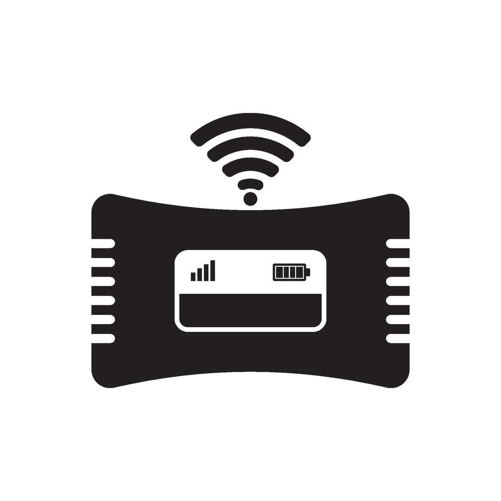 router of internet modem icoon vector illustratie ontwerp