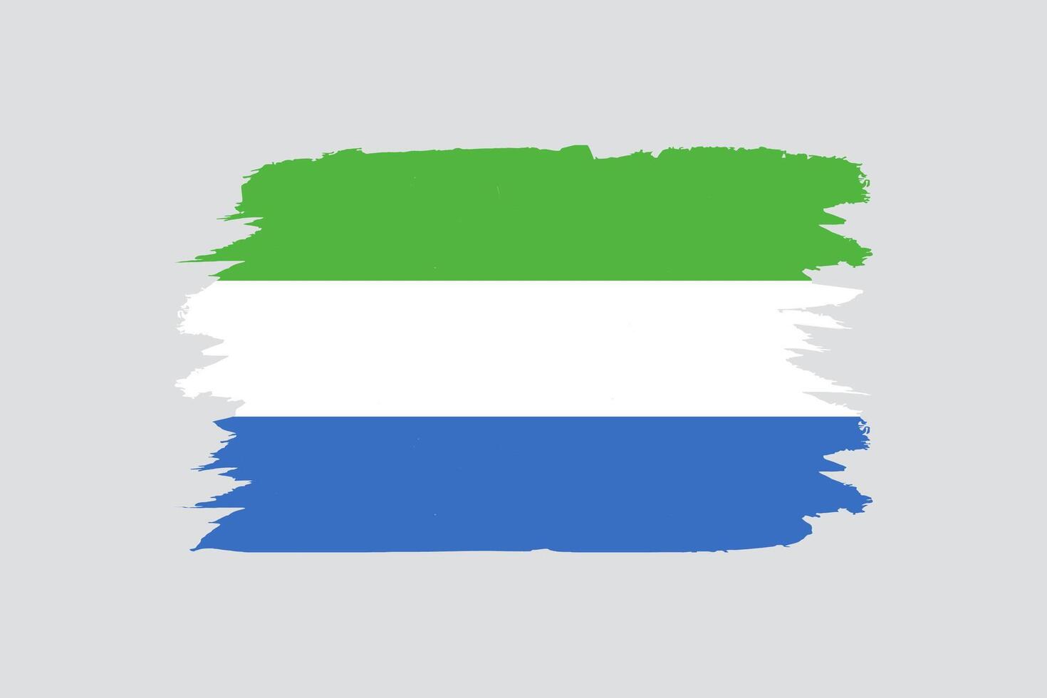 officieel vector vlag van Sierra Leone