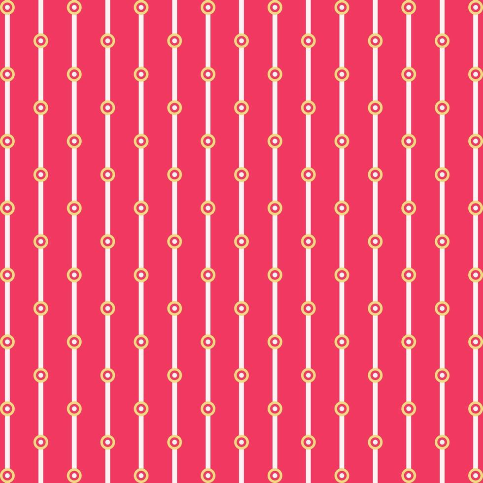 de patroon van klein strepen en cirkels en de dominant kleur roze maken het schattig en vrouwelijk, geschikt voor omhulsel papier, kleding stof ontwerpen, behang, enz. vector