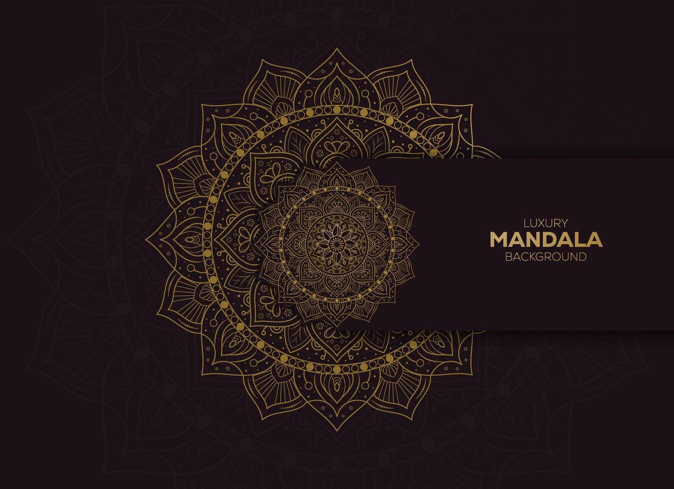 uniek luxe mandala vector ontwerp