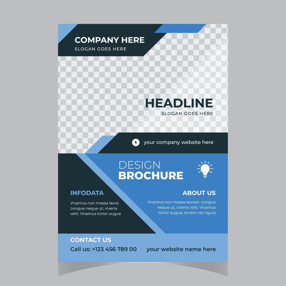 brochureontwerp, omslag moderne lay-out, jaarverslag, poster, flyer in a4 vector