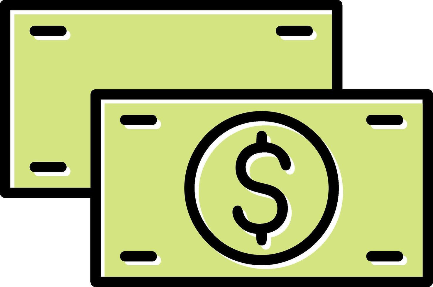 contant geld vector pictogram