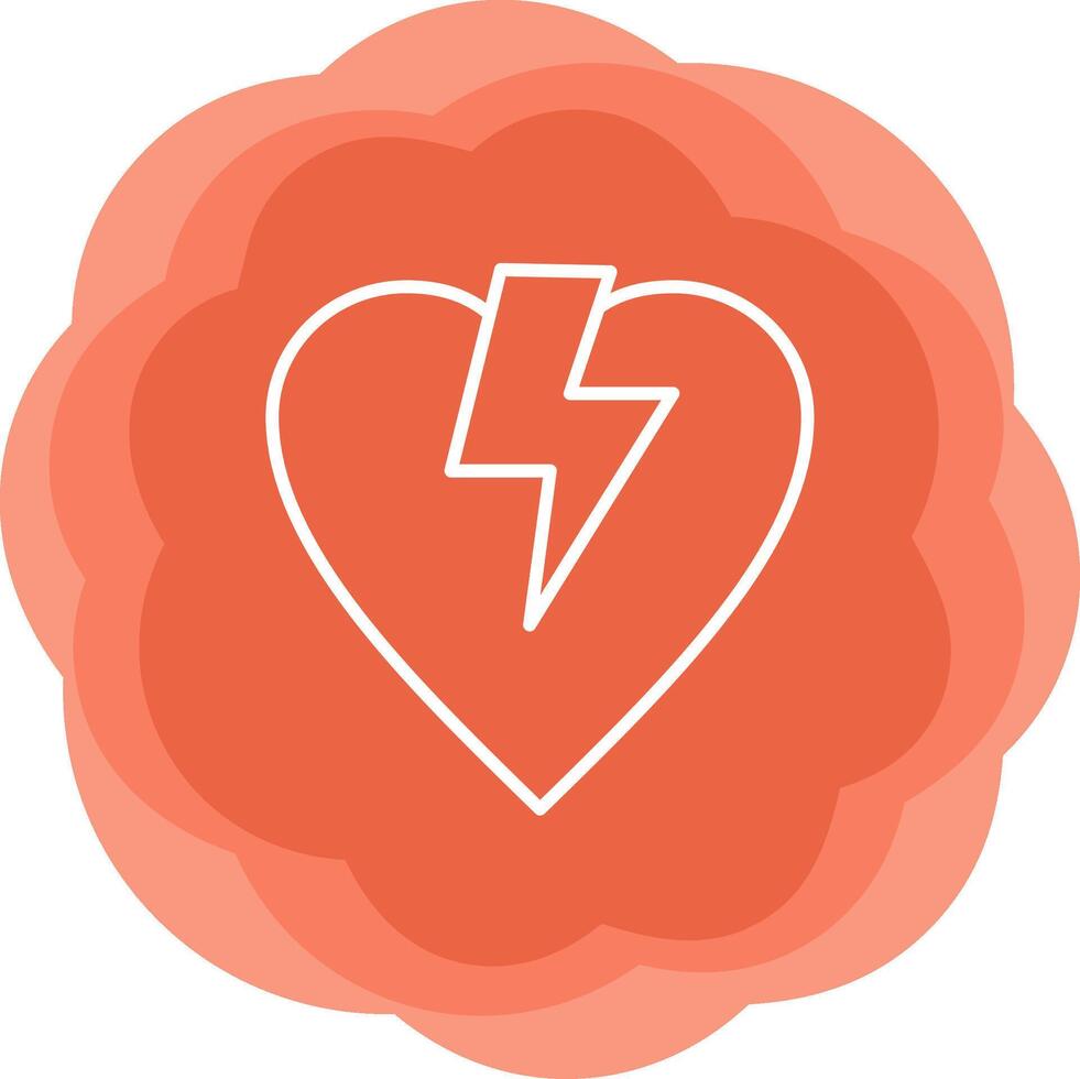 gebroken hart vector icon