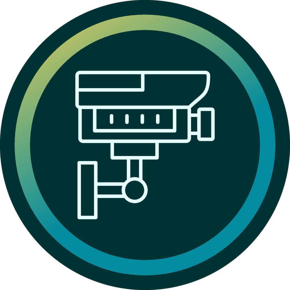 cctv camera vector pictogram