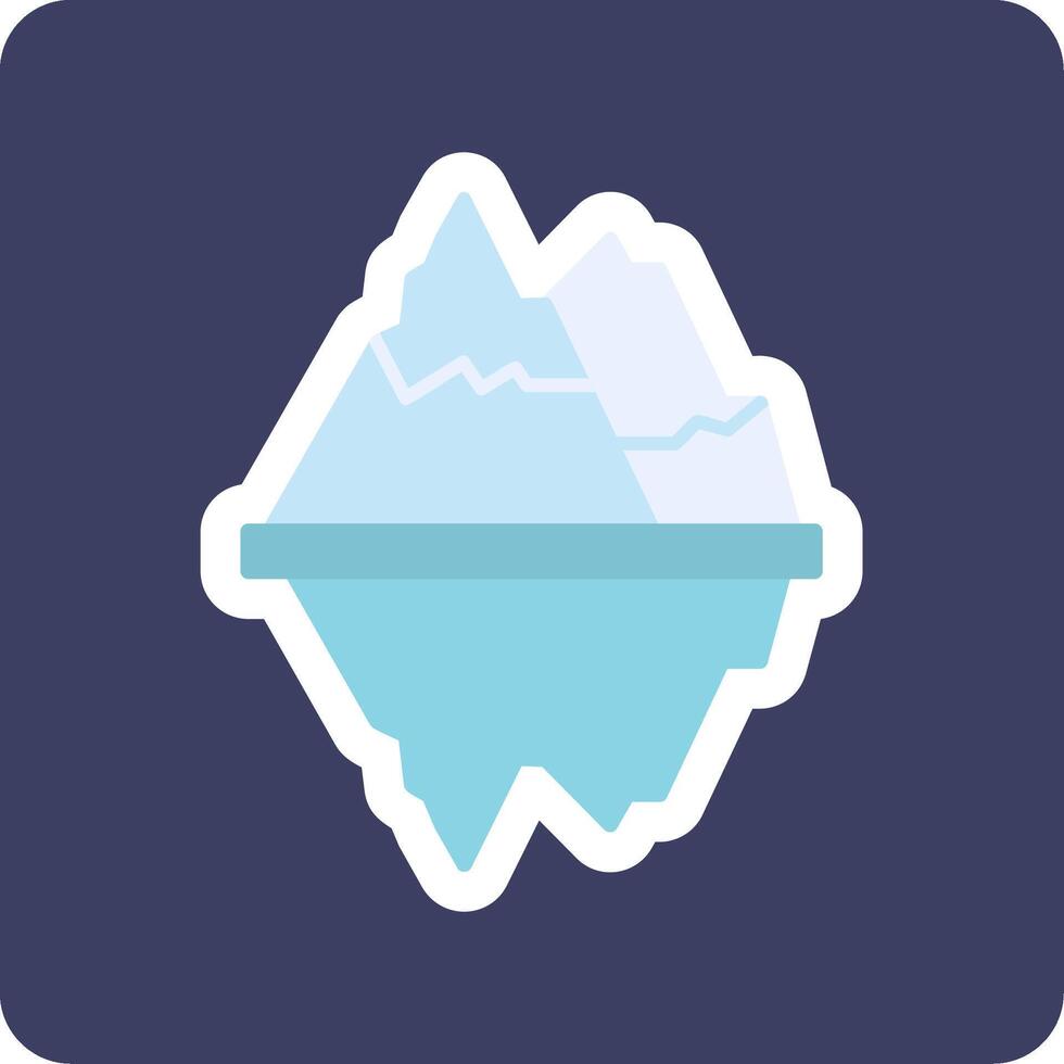ijsberg vector icon