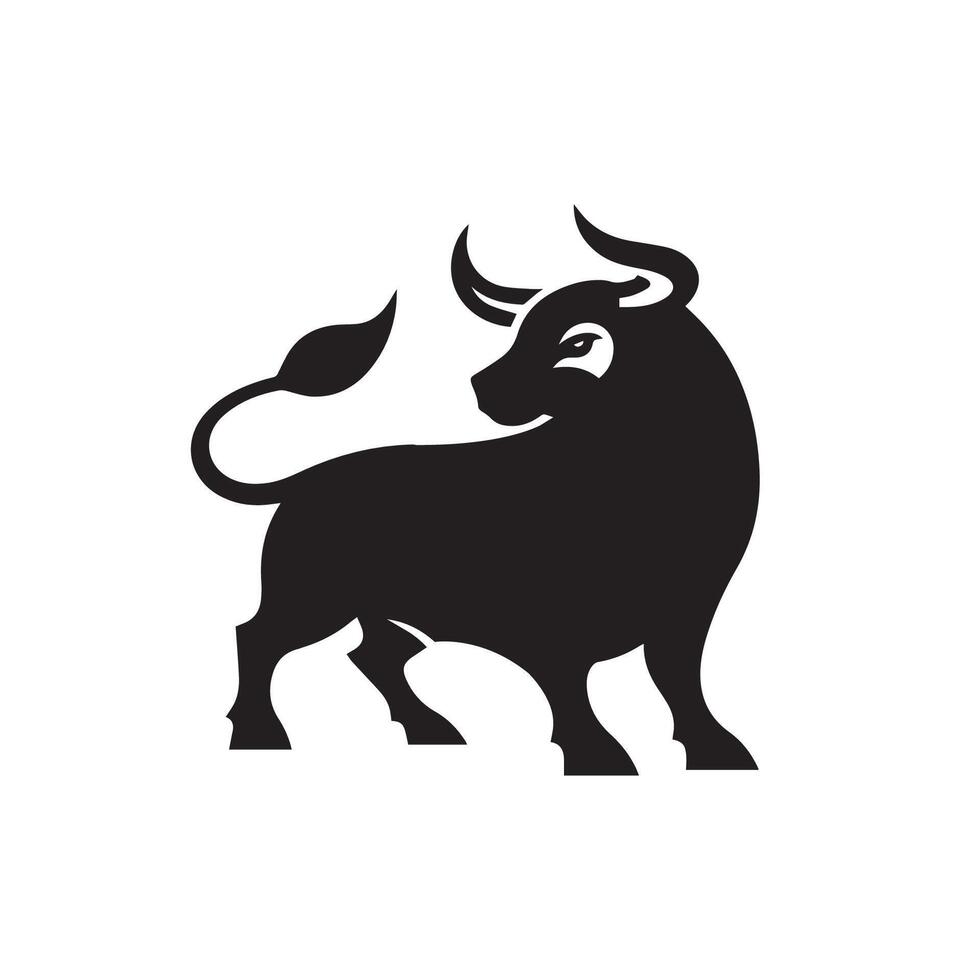 stier logo vector sjabloon, stier logo vector elementen, stier vector illustratie