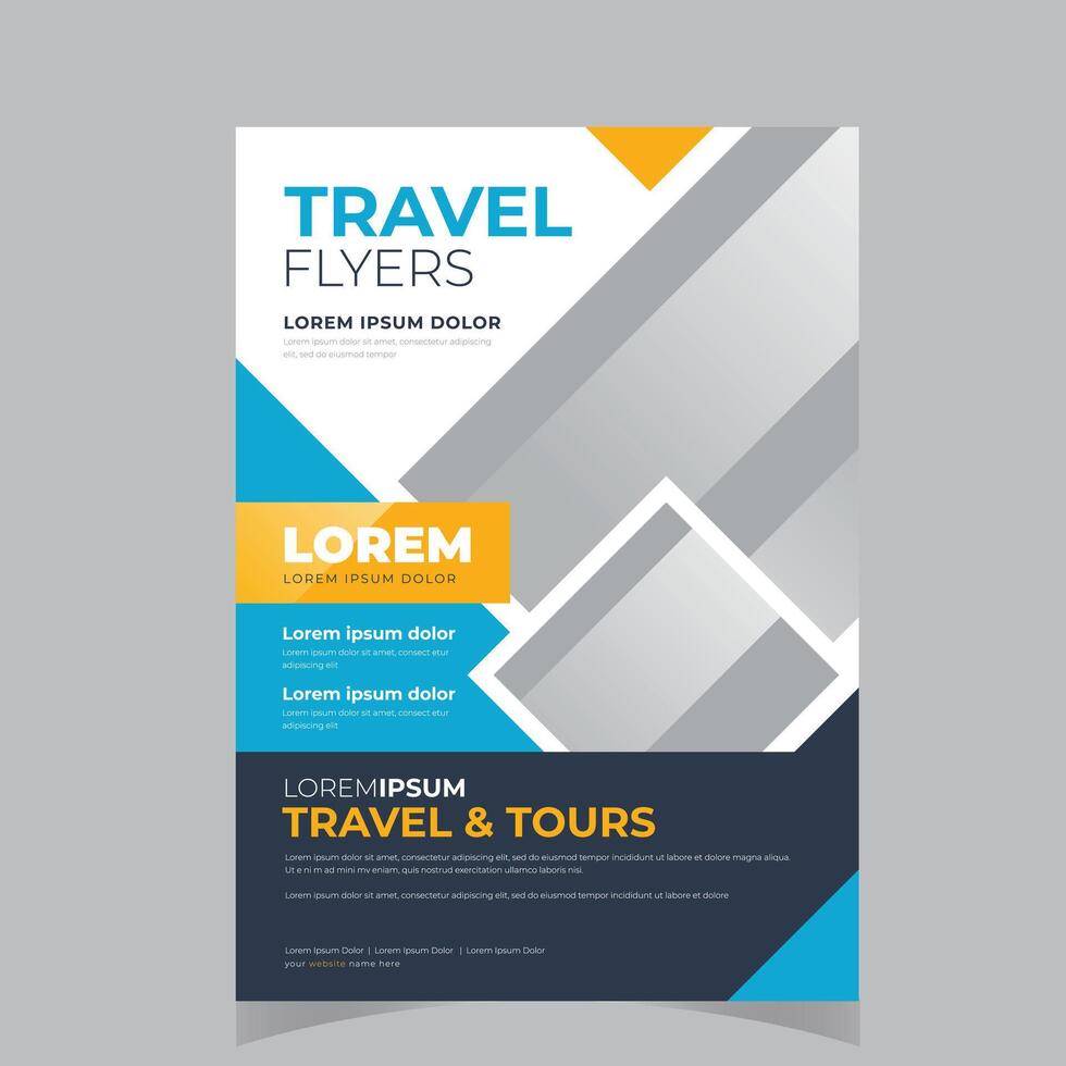 reizen bedrijf Promotie web banier sjabloon ontwerp voor sociaal media. reizend, toerisme of zomer vakantie tour online afzet folder, post of poster met abstract grafisch achtergrond en logo. vector