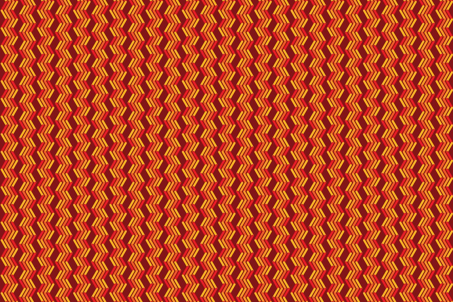 illustratie patroon lijn de helling van oranje kleur Aan rood achtergrond. vector
