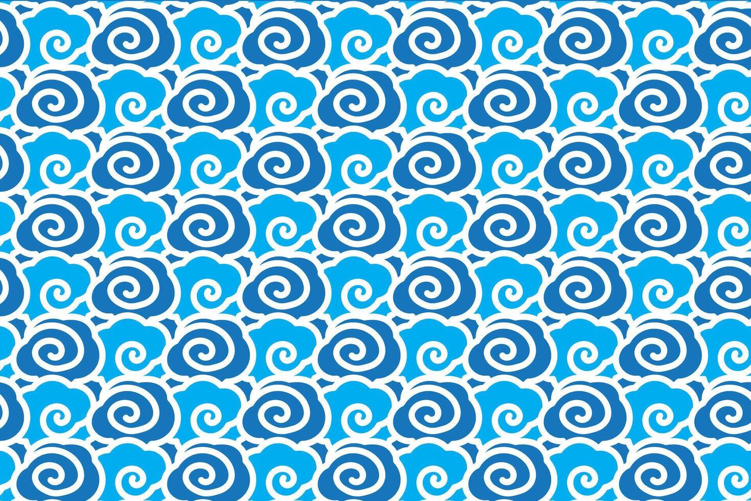 illustratie behang van de abstract blauw wolk achtergrond. vector